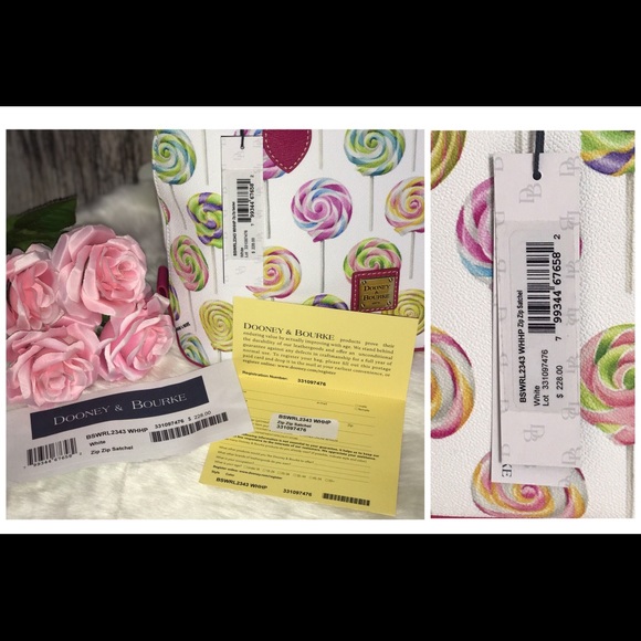 ⚠️Sold!⚠️HP🍭 NWT! Dooney & Bourke Swirl Satchel - Picture 7 of 8